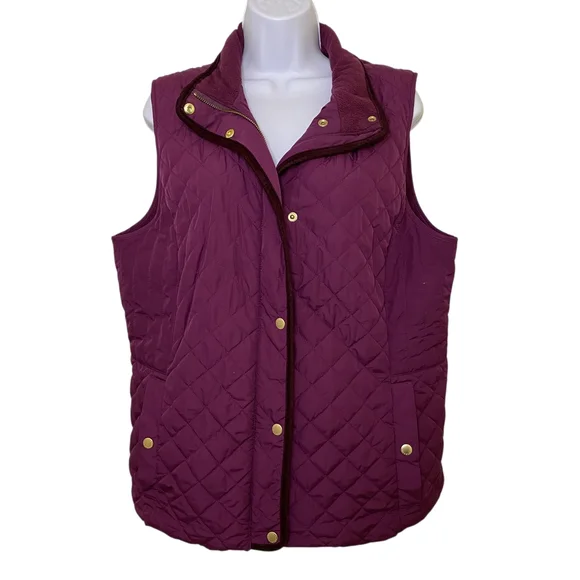 Talbots Fleece Jacket in Rich Purple - Picture 1 of 11